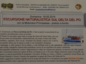 18 maggio 2014 Programma Escursione Delta del Po